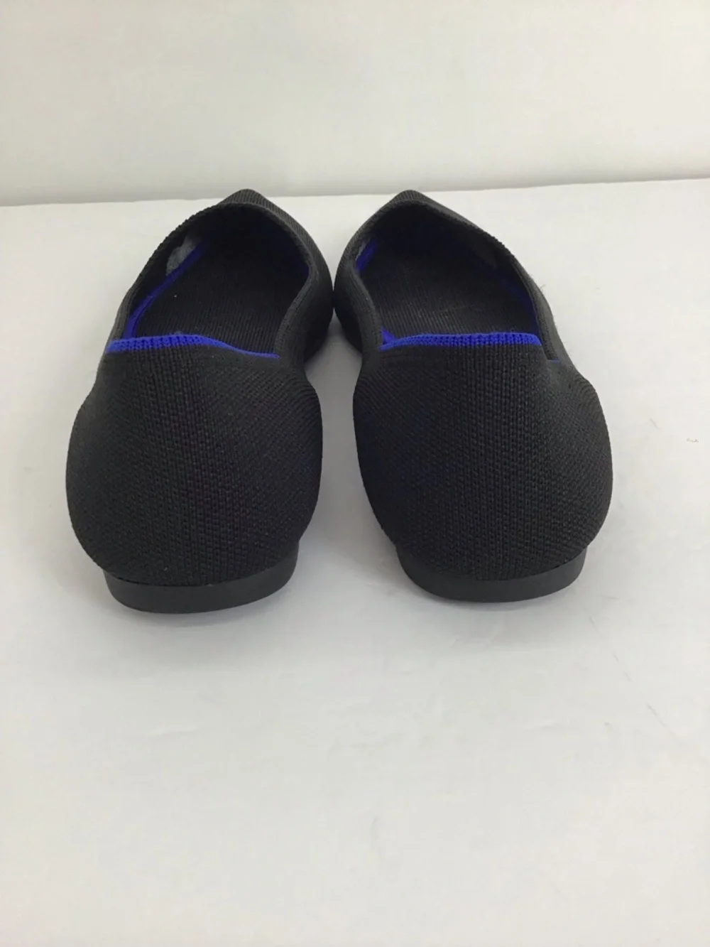 Rothy’s Women’s The Point II Flats Slip-On Comfortable Washable Black Size 10W